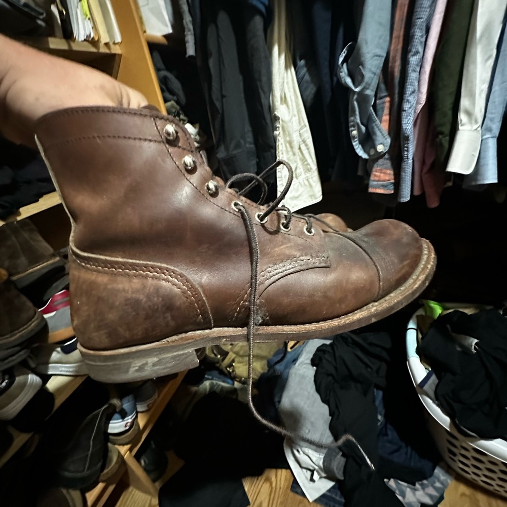 IRON RANGER MEN'S 6-INCH BOOT IN COPPER LEATHER